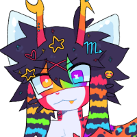 Thumbnail image for NYA-0033: Yiffany Sparkle Rainbow Furby Kitten Vriska the 2nd and a half